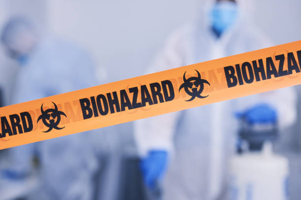 Professional Biohazard Cleanup technician working in Clarkdale, GA